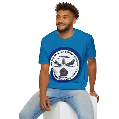 DNASM Student Art Navy Frame Darker colors Unisex T-Shirt by theGreenDragonTavern.shop