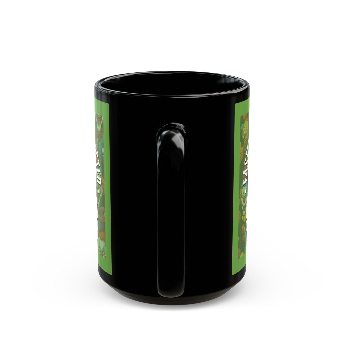 Easily Distracted by Heinous Fuckery Little Jinx Green Mug by theGreenDragonTavern.shop