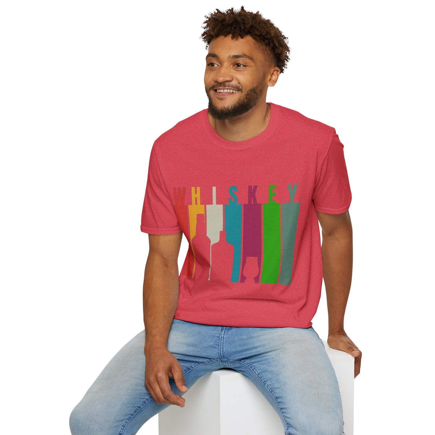 Whiskey spelled with an 'e' Light colors Unisex T-Shirt by theGreenDragonTavern.shop