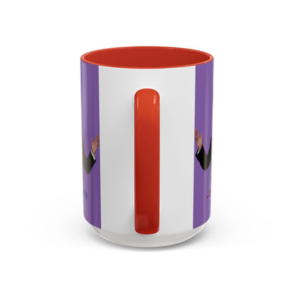 Trump...will be Trump Light Purple Accent Mug by theGreenDragonTavern.shop
