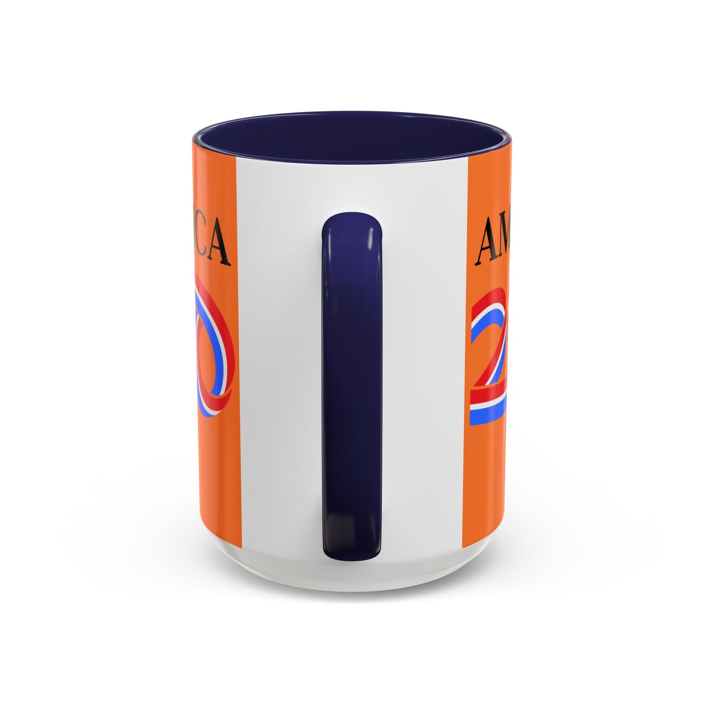 America 250 Orange Accent Mug by theGreenDragonTavern.shop