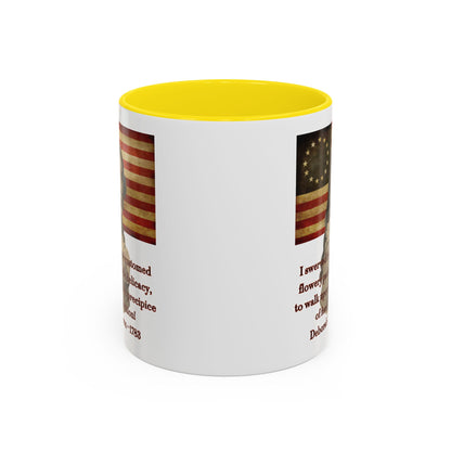 Deborah Sampson, America's Mulan White Accent Mug by theGreenDragonTavern.shop