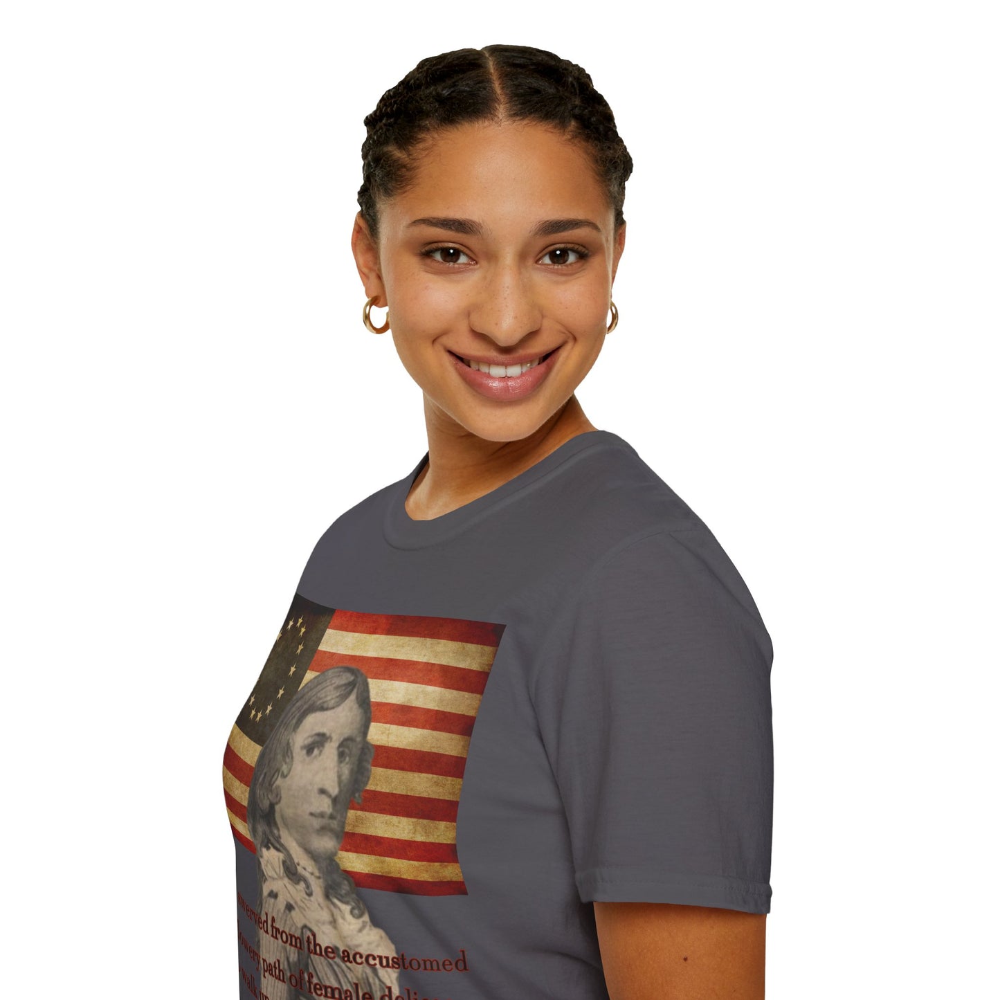 Deborah Sampson, America's Mulan Dark colors Unisex T-Shirt by theGreenDragonTavern.shop