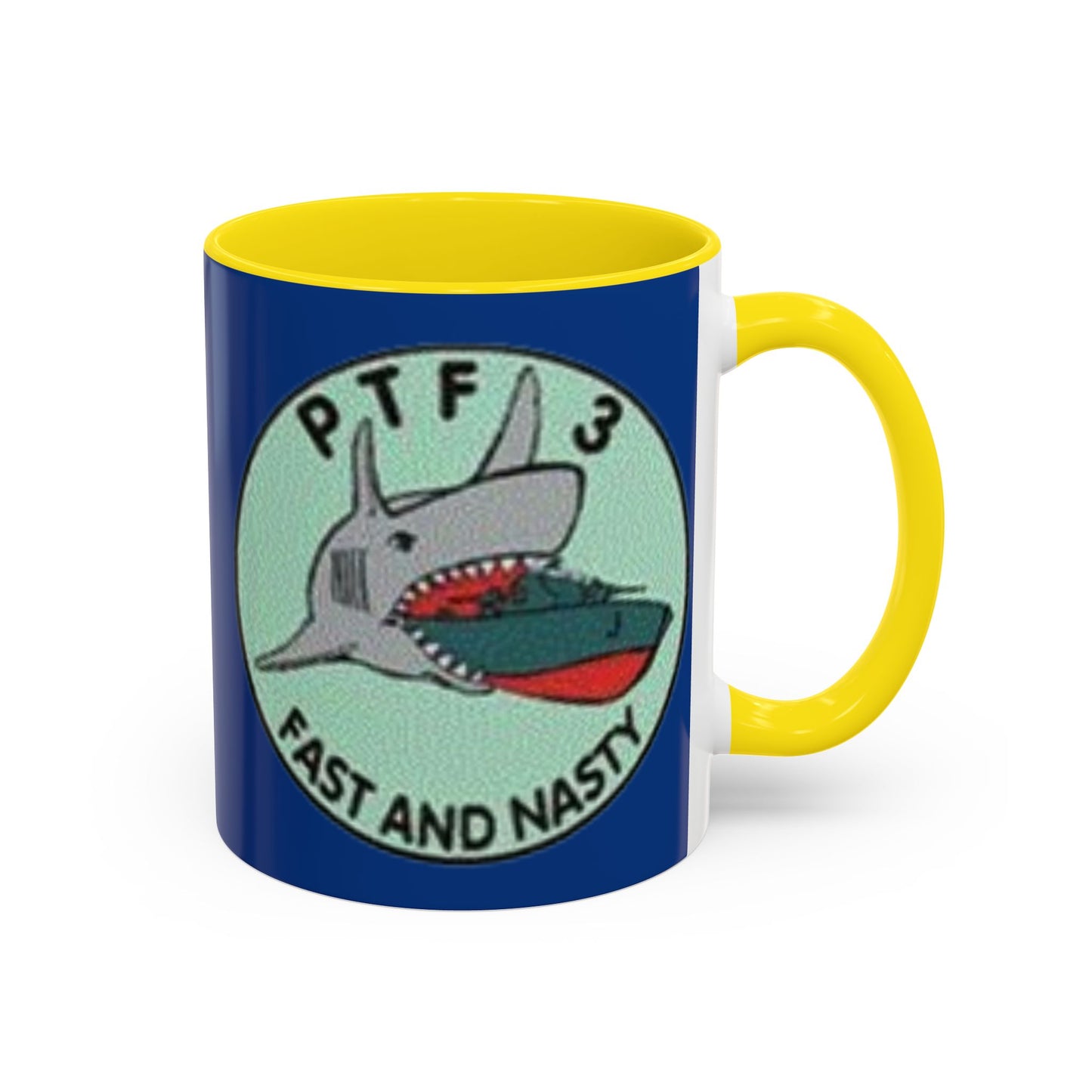 DNASM PTF-3 Blue Accent Mug by theGreenDragonTavern.shop