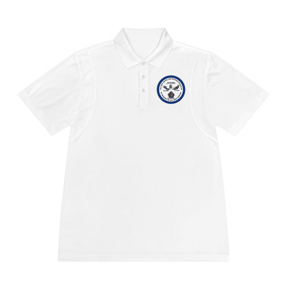 DNASM Student Art Navy Frame Sport Polo Shirt by theGreenDragonTavern.shop