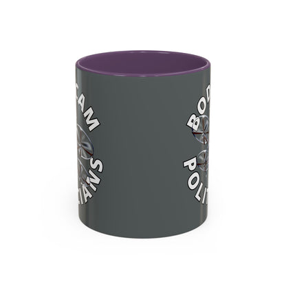 Bodycam the Politicians Drone Grey Accent Mug by theGreenDragonTavern.shop