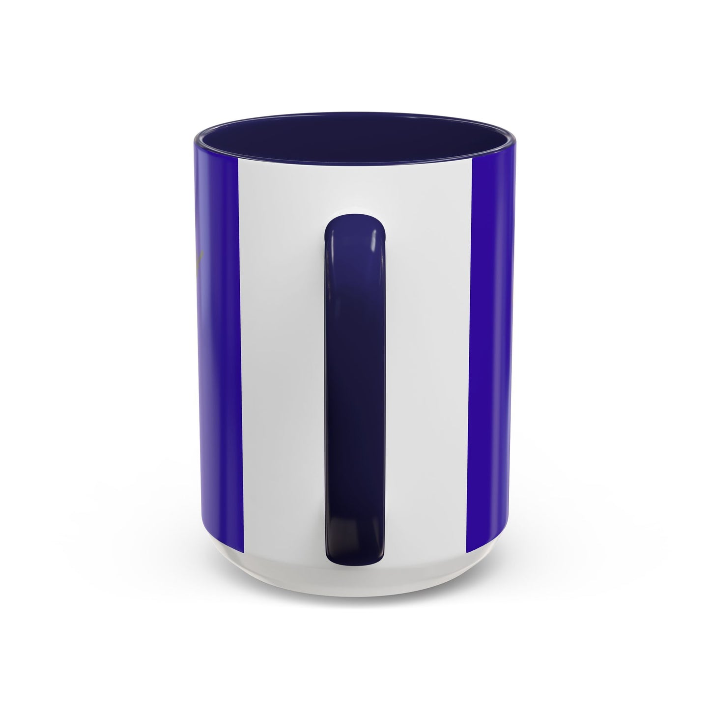Hula Girl Packin' Heat Dark Purple Accent Mug by theGreenDragonTavern.shop