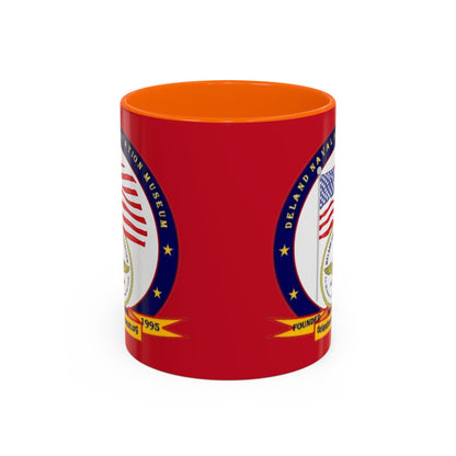 DeLand Naval Air Station Museum Red Accent Mug by theGreenDragonTavern.shop