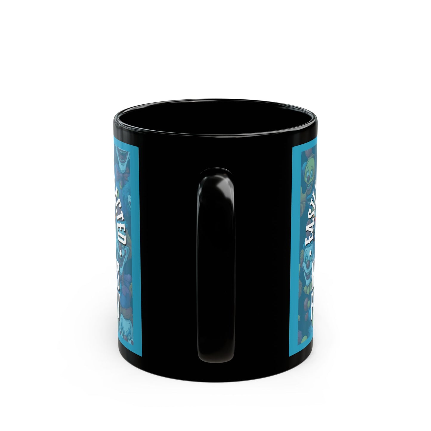 Easily Distracted by Heinous Fuckery Little Jinx Turquoise Mug by theGreenDragonTavern.shop