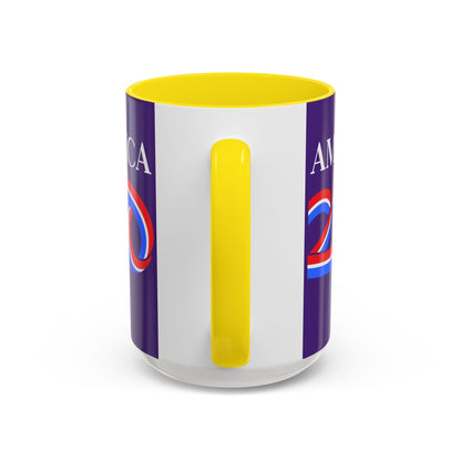 America 250 Dark Purple Accent Mug by theGreenDragonTavern.shop