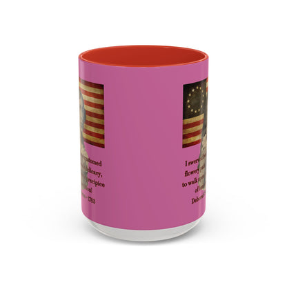 Deborah Sampson, America's Mulan Pink Accent Mug by theGreenDragonTavern.shop