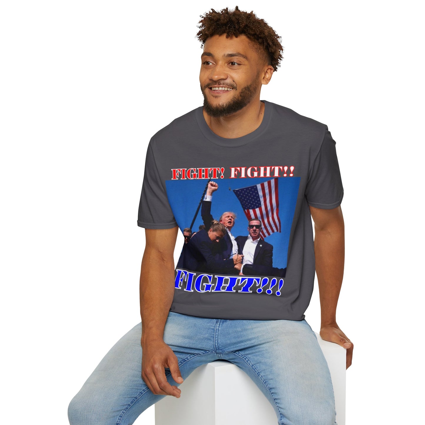 FIGHT! FIGHT!! FIGHT!!! Dark colors Unisex T-Shirt by theGreenDragonTavern.shop