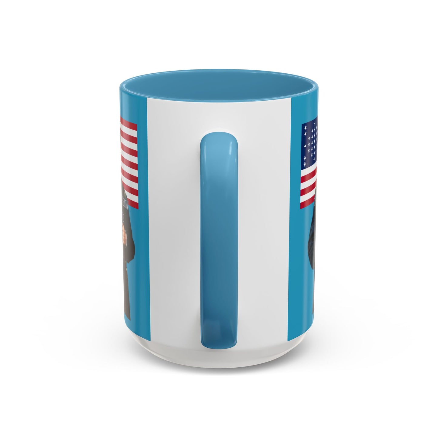 "Traitors and Patriots" Ulysses Grant Turquoise Accent Mug by theGreenDragonTavern.shop