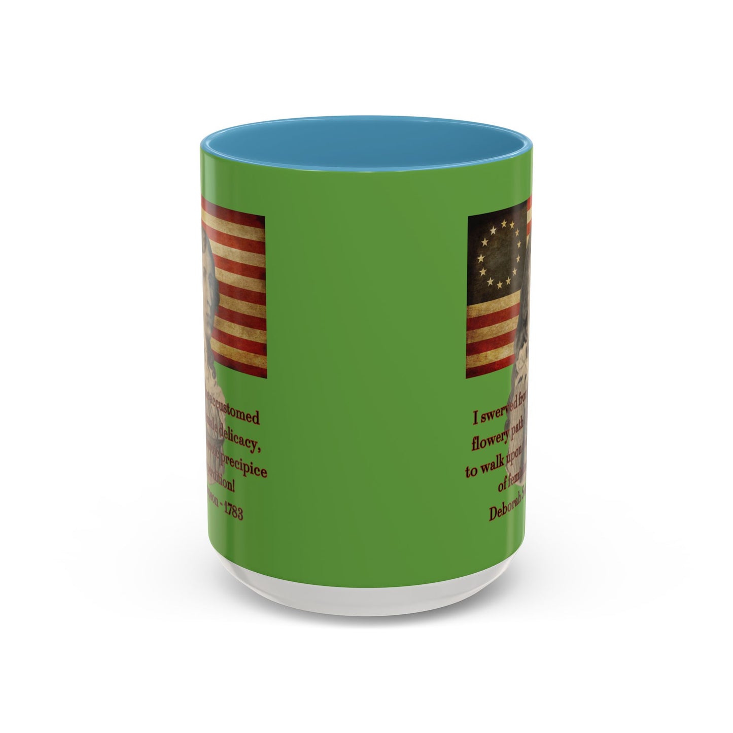 Deborah Sampson, America's Mulan Green Accent Mug by theGreenDragonTavern.shop