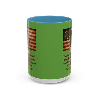 Deborah Sampson, America's Mulan Green Accent Mug by theGreenDragonTavern.shop
