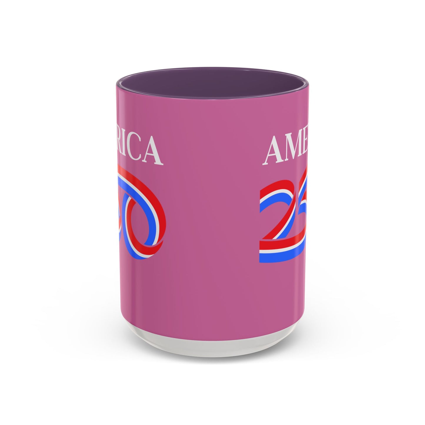 America 250 Pink Accent Mug by theGreenDragonTavern.shop