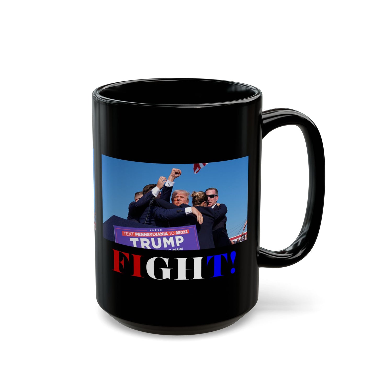 Fight! Black Mug by theGreenDragonTavern.shop
