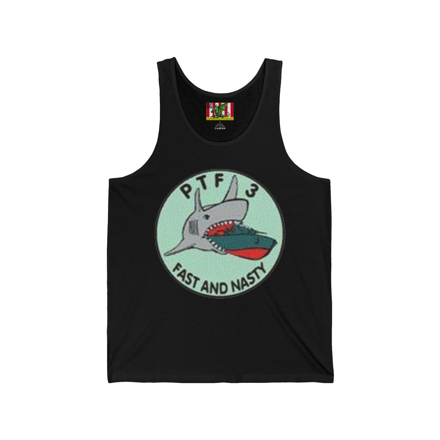 DNASM PTF-3 Unisex Jersey Tank Top by theGreenDragonTavern.shop