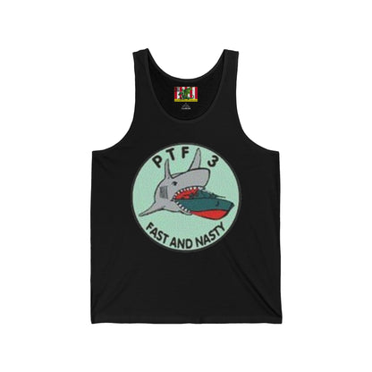 DNASM PTF-3 Unisex Jersey Tank Top by theGreenDragonTavern.shop