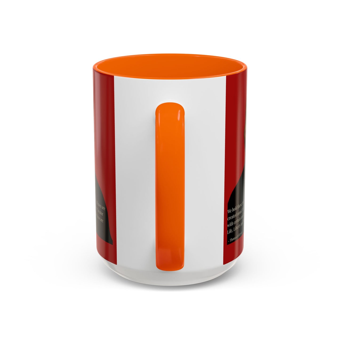 We hold these truths to be self-evident Red Accent Mug by theGreenDragonTavern.shop