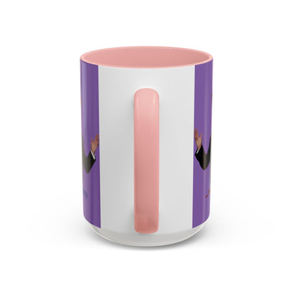 Trump...will be Trump Light Purple Accent Mug by theGreenDragonTavern.shop
