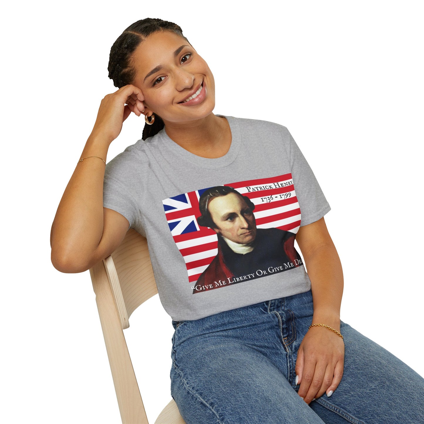 Patrick Henry LTcolors Unisex T-Shirt by theGreenDragonTavern.shop