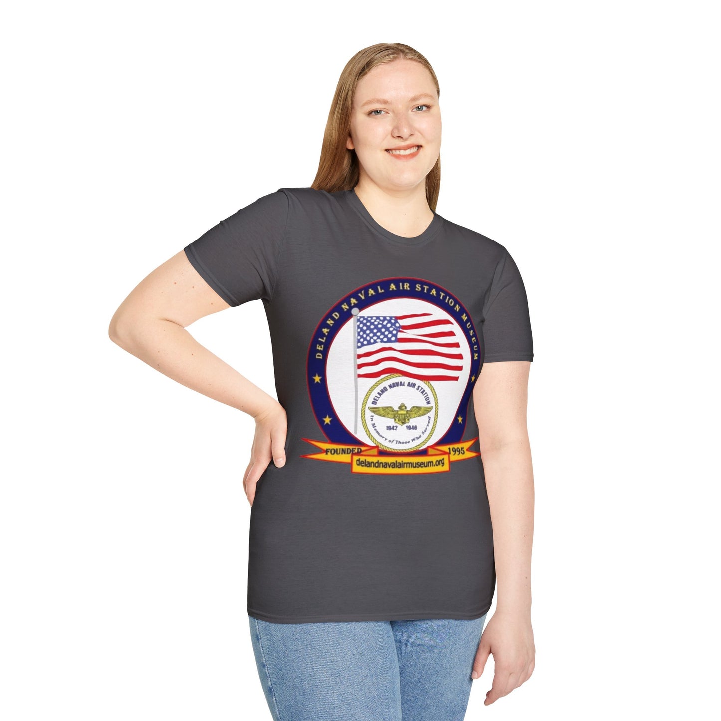 DeLand Naval Air Station Museum Darker Colors Unisex T-Shirt by theGreenDragonTavern.shop