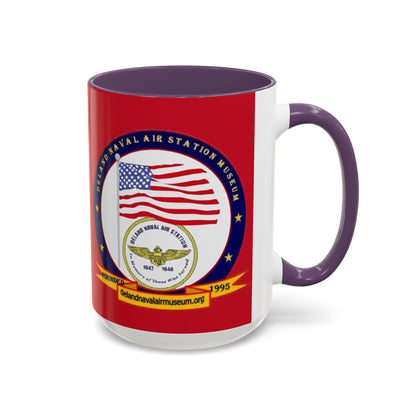 DeLand Naval Air Station Museum Red Accent Mug by theGreenDragonTavern.shop