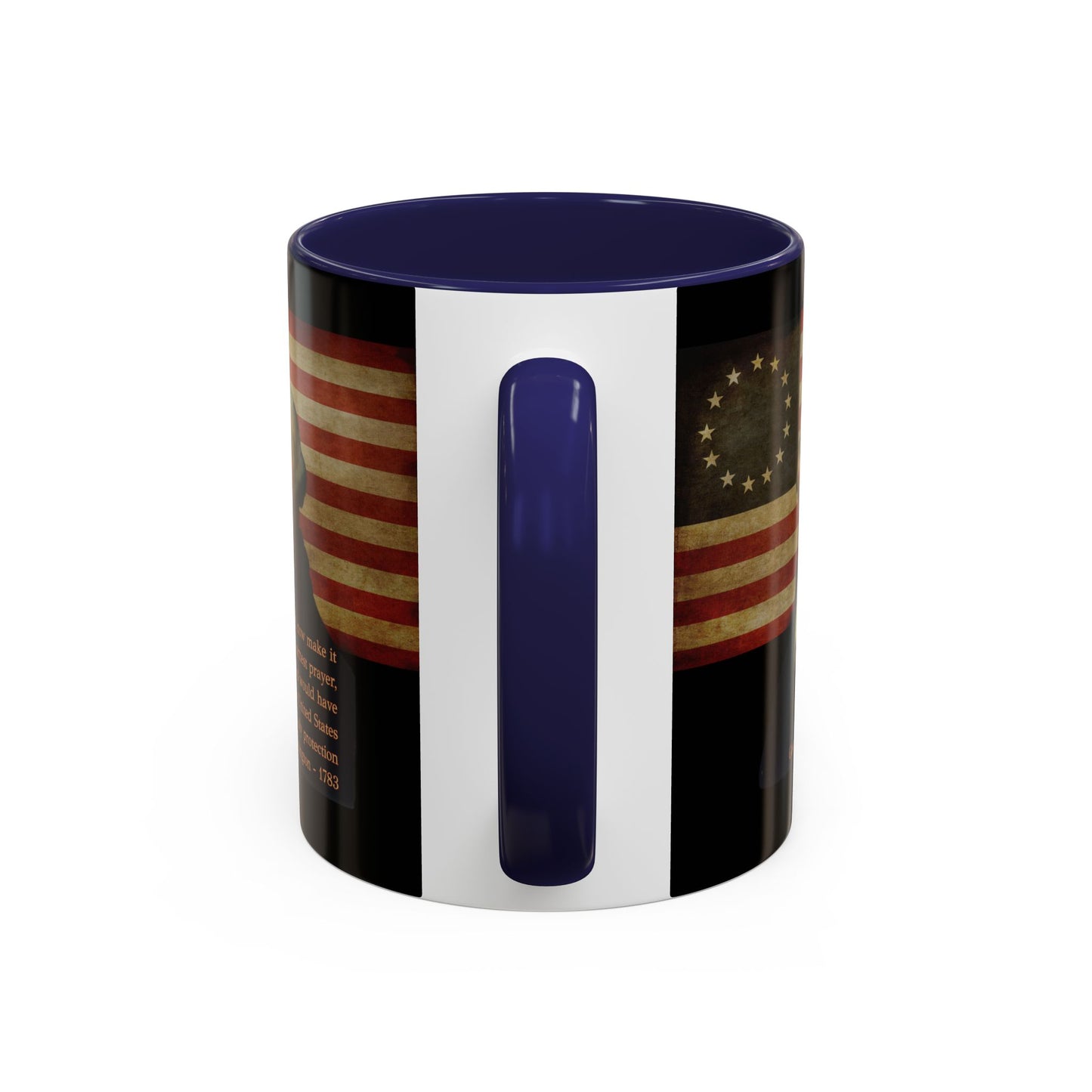 Washington's Earnest Prayer Black Accent Mug by theGreenDragonTavern.shop
