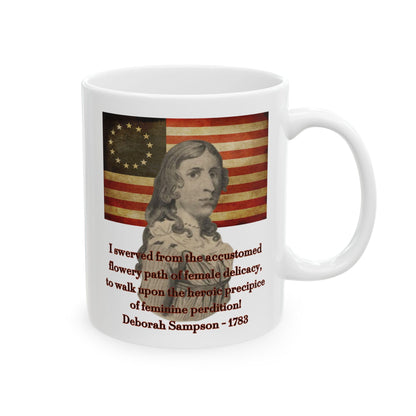 Deborah Sampson, America's Mulan White Mug by theGreenDragonTavern.shop