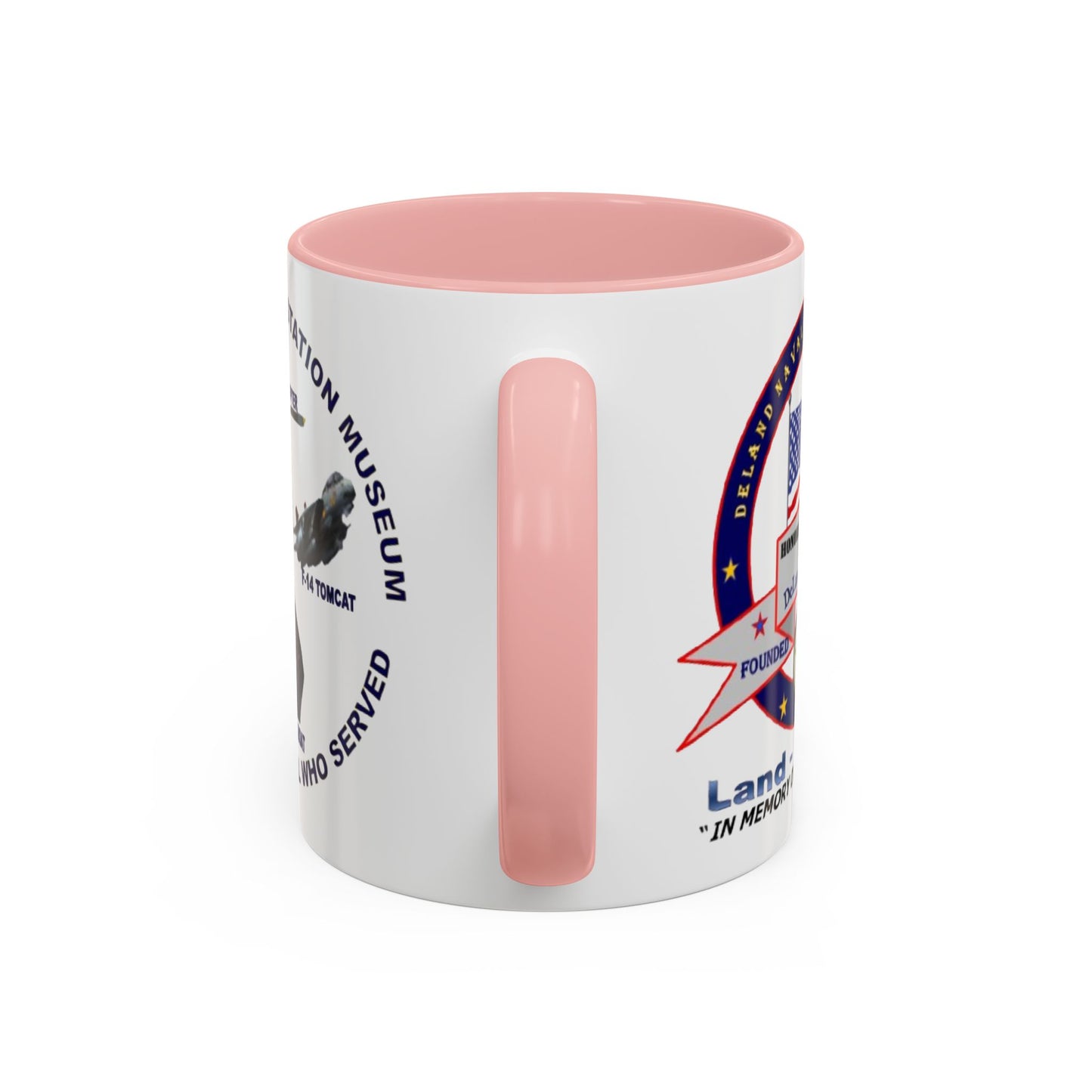 DNASM 2-sided, Founding & Student Art White Accent Mug by theGreenDragonTavern.shop