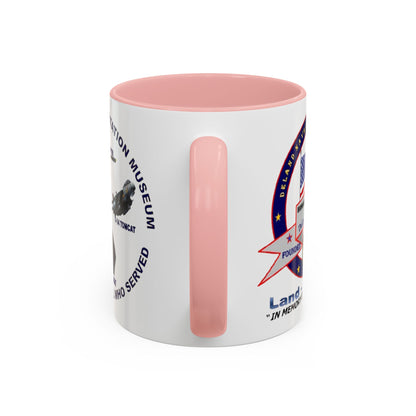 DNASM 2-sided, Founding & Student Art White Accent Mug by theGreenDragonTavern.shop
