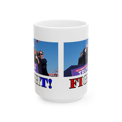 Fight! White Mug by theGreenDragonTavern.shop
