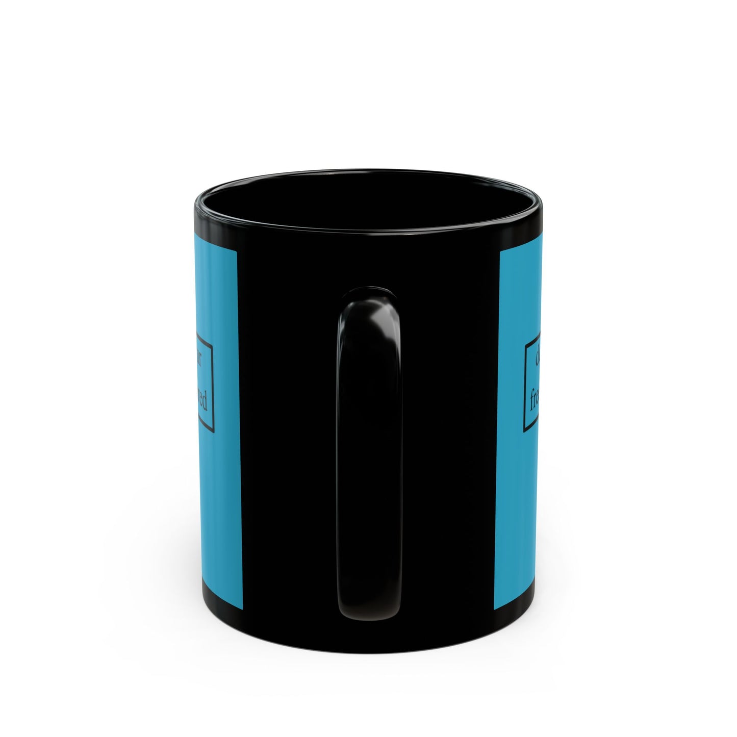 don't assume your freedoms are assured Black font Turquoise Mug by theGreenDragonTavern.shop