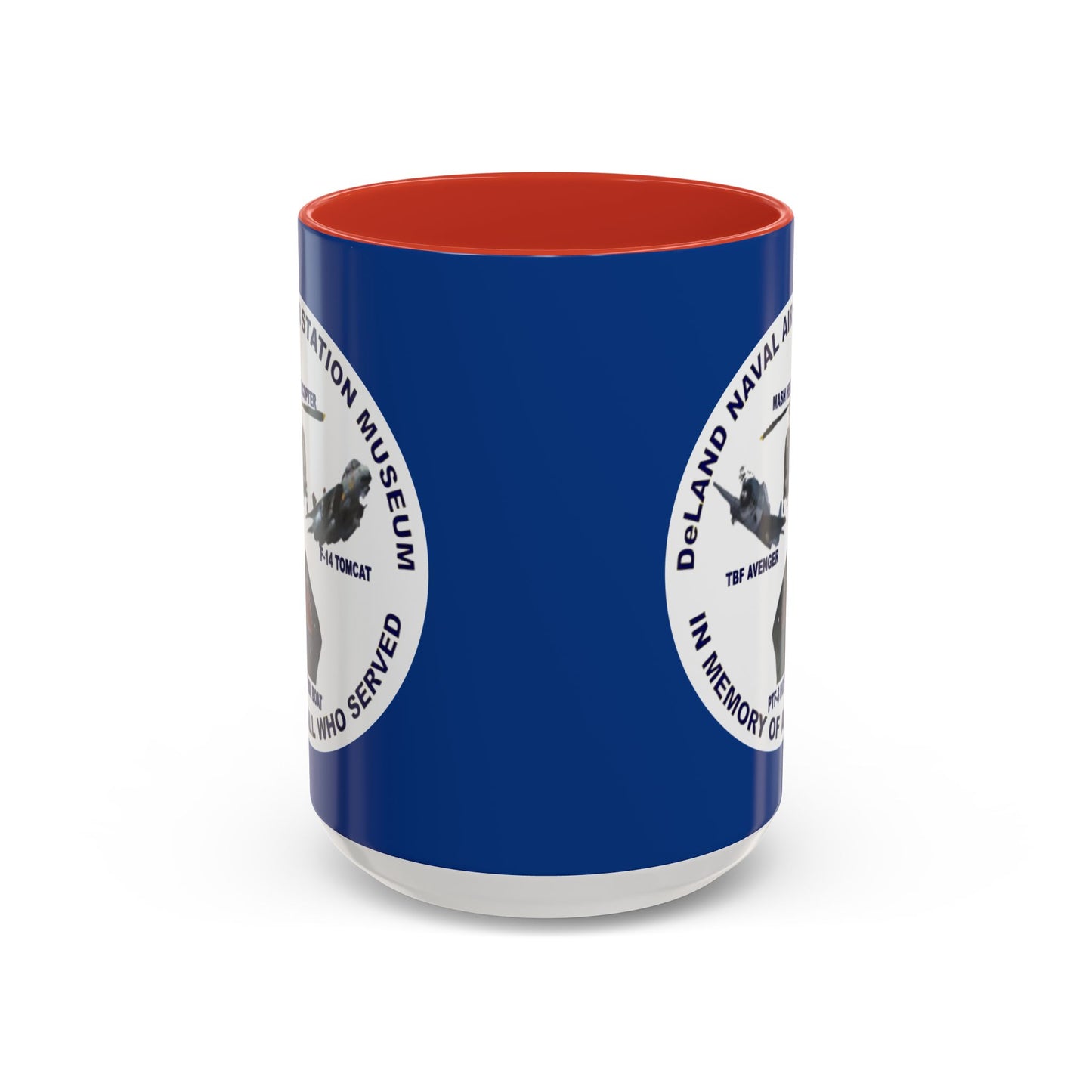 DNASM Student Art Blue Accent Mug by theGreenDragonTavern.shop