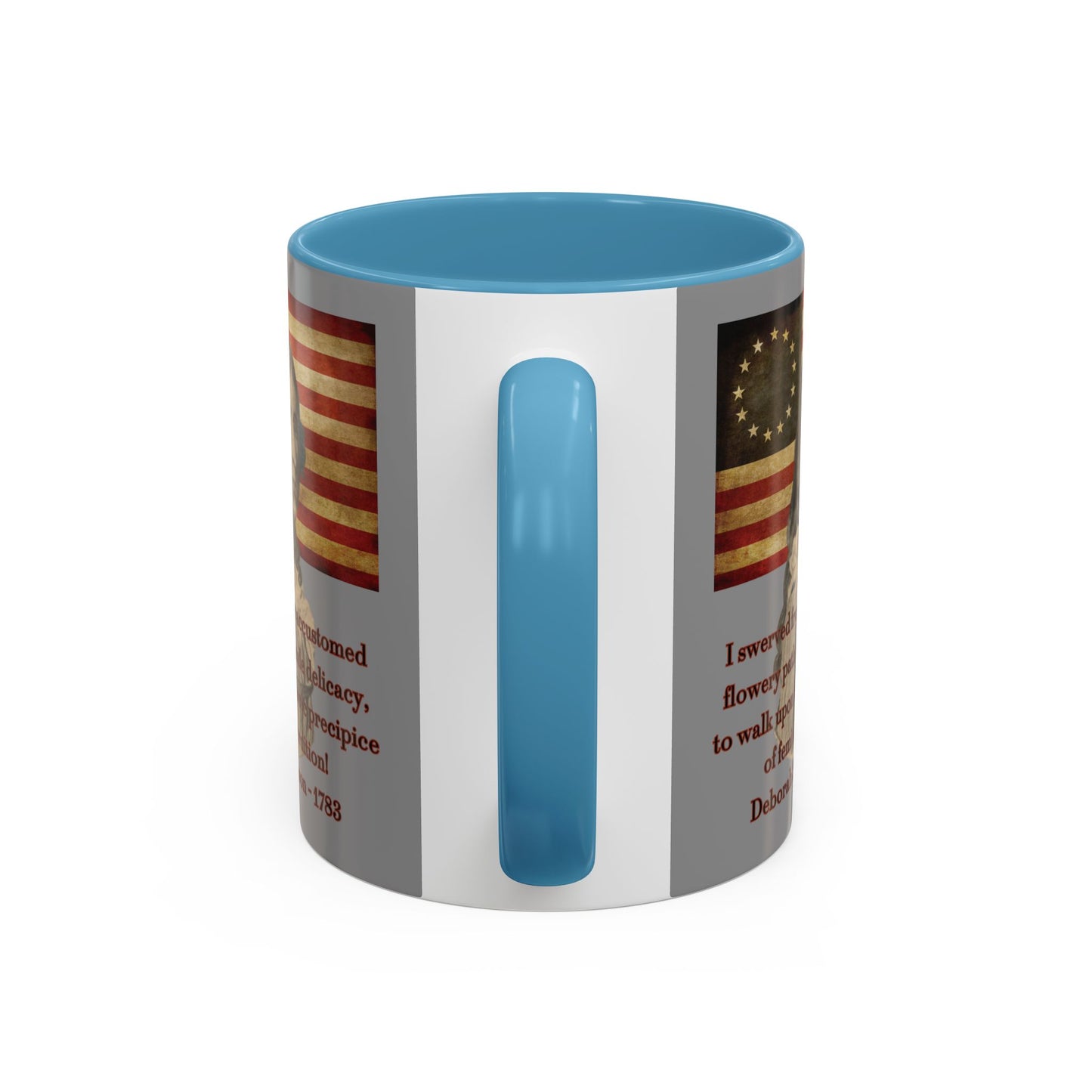 Deborah Sampson, America's Mulan Grey Accent Mug by theGreenDragonTavern.shop