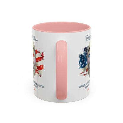 Ronald Reagan Freedom Vendetta White Accent Mug by theGreenDragonTavern.shop