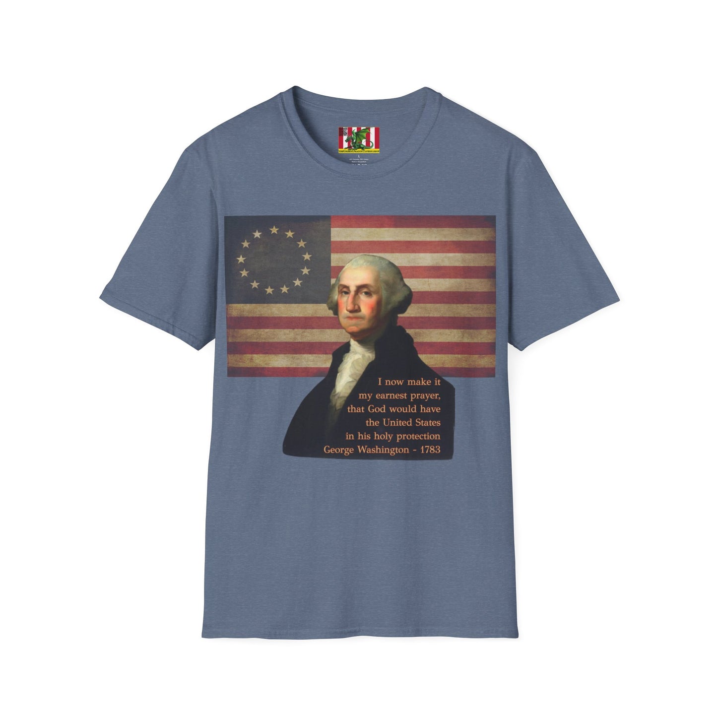 Washington's Earnest Prayer Dark colors Unisex T-Shirt by theGreenDragonTavern.shop