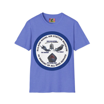 DNASM Student Art Navy Frame Lighter colors Unisex T-Shirt by theGreenDragonTavern.shop