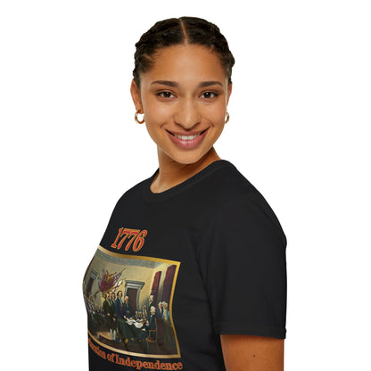 Declaration of Independence Dark colors Unisex T-Shirt by theGreenDragonTavern.shop