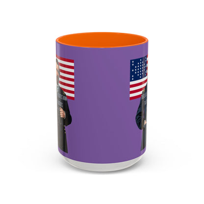 "Traitors and Patriots" Ulysses Grant Light Purple Accent Mug by theGreenDragonTavern.shop