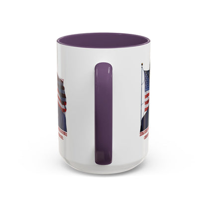 Charlie Kirk, Healthy Debate White Accent Mug by theGreenDragonTavern.shop