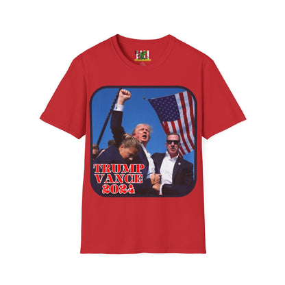 Trump and Vance 2024 Light colors Unisex T-Shirt by theGreenDragonTavern.shop