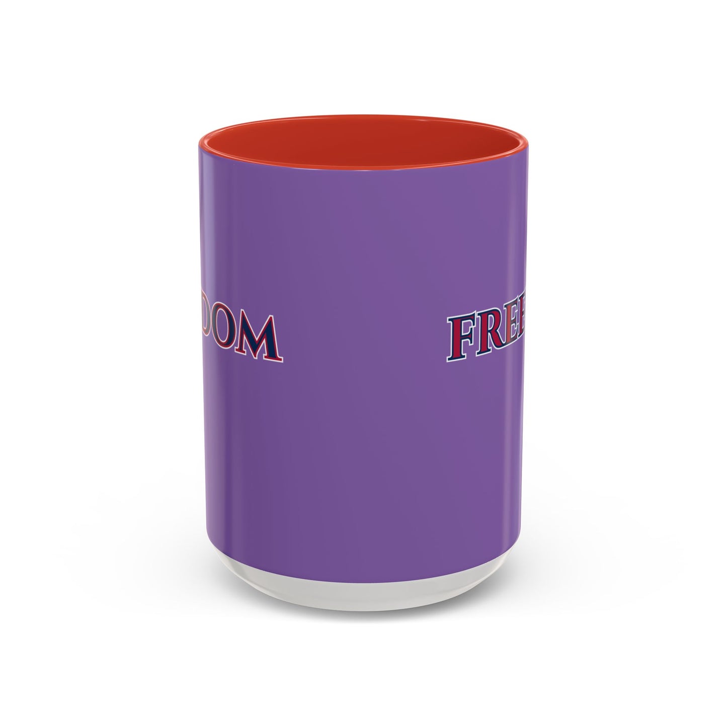 Freedom, Light Purple Accent Mug by theGreenDragonTavern.shop