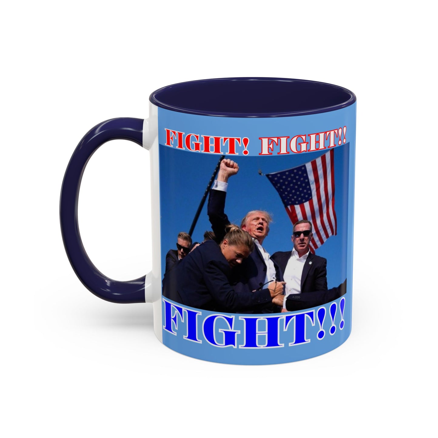 FIGHT! FIGHT!! FIGHT!!! Accent Mug by theGreenDragonTavern.shop