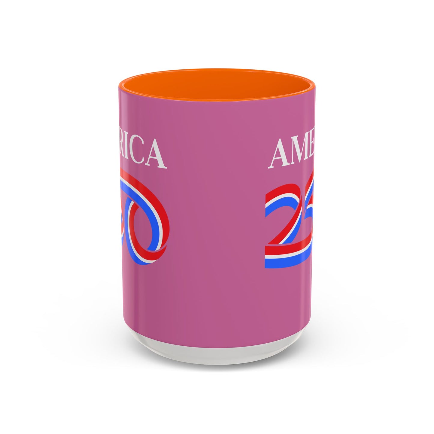 America 250 Pink Accent Mug by theGreenDragonTavern.shop