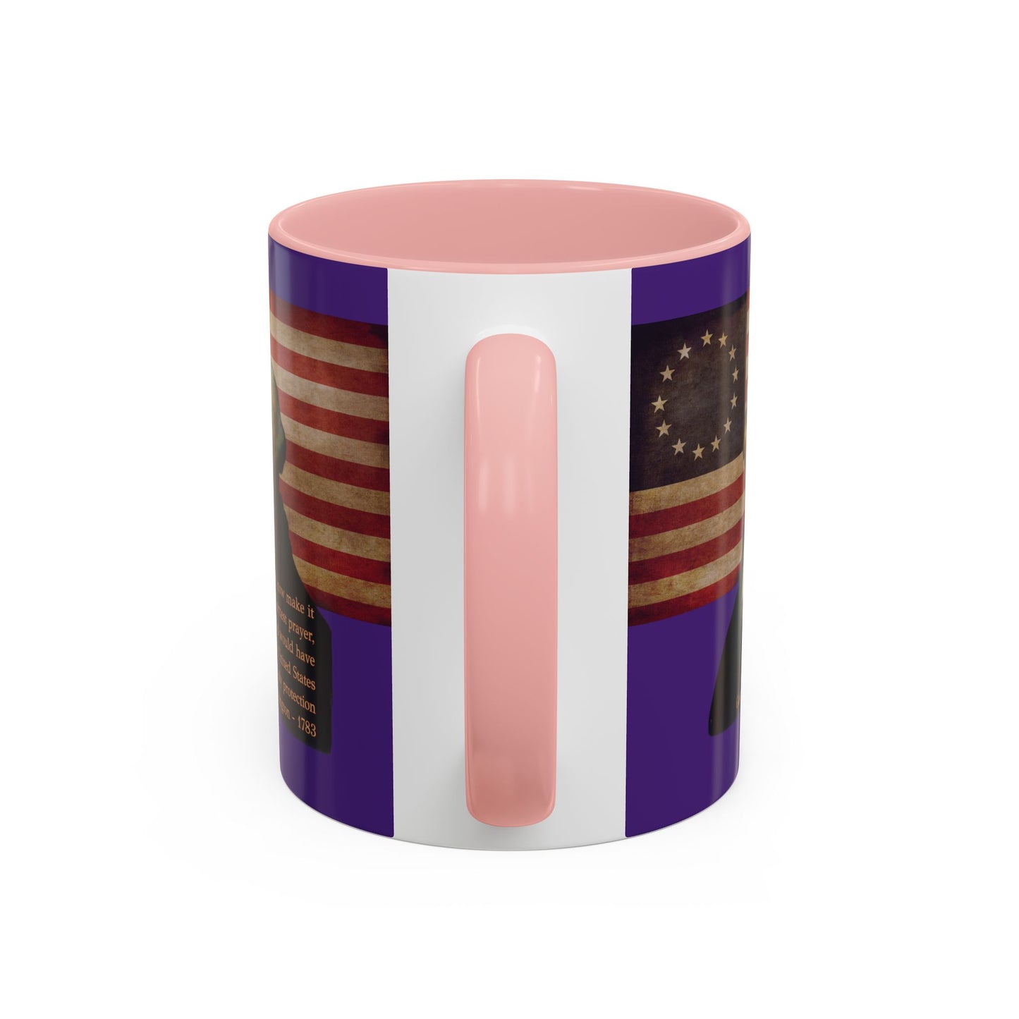 Washington's Earnest Prayer Purple Accent Mug by theGreenDragonTavern.shop