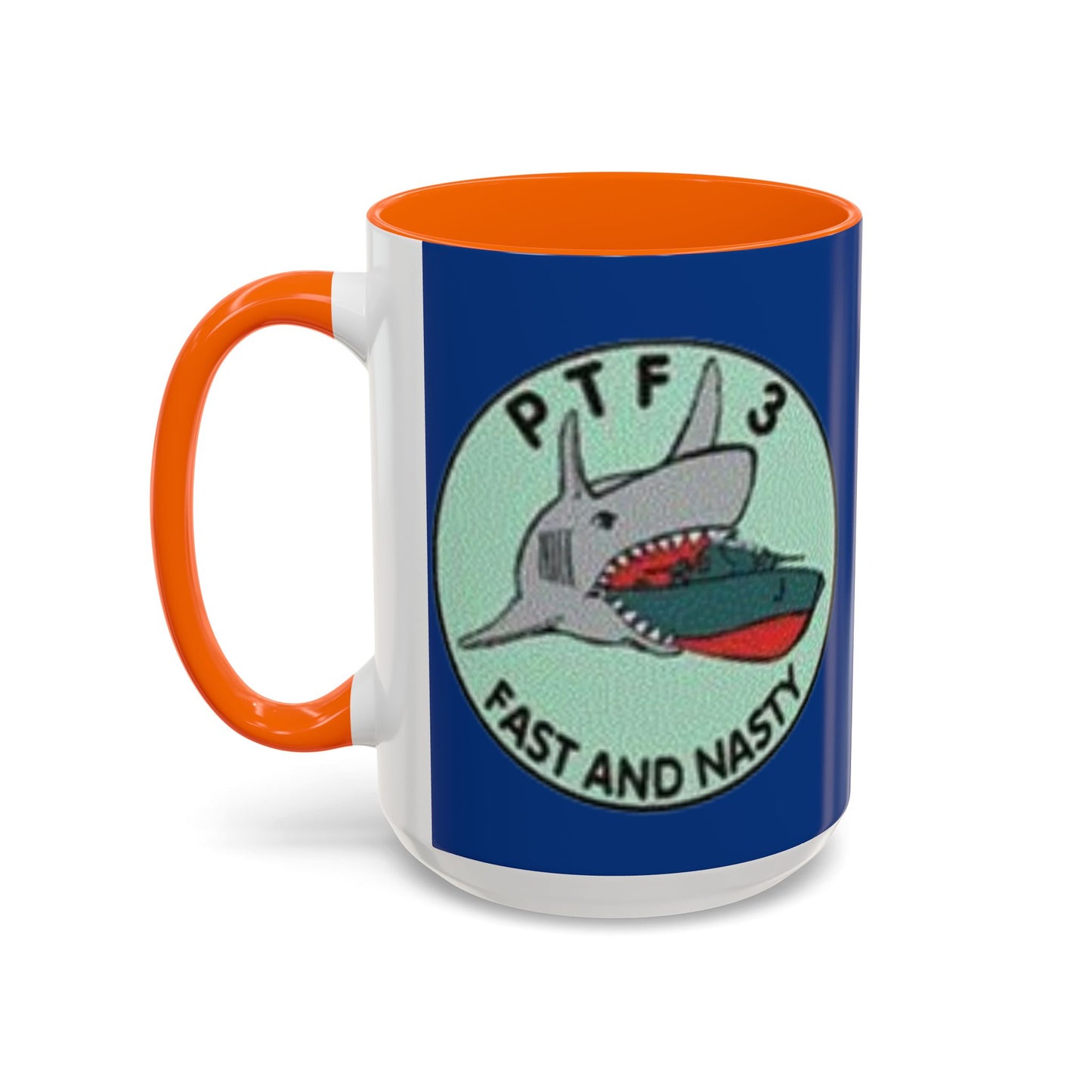 DNASM PTF-3 Blue Accent Mug by theGreenDragonTavern.shop