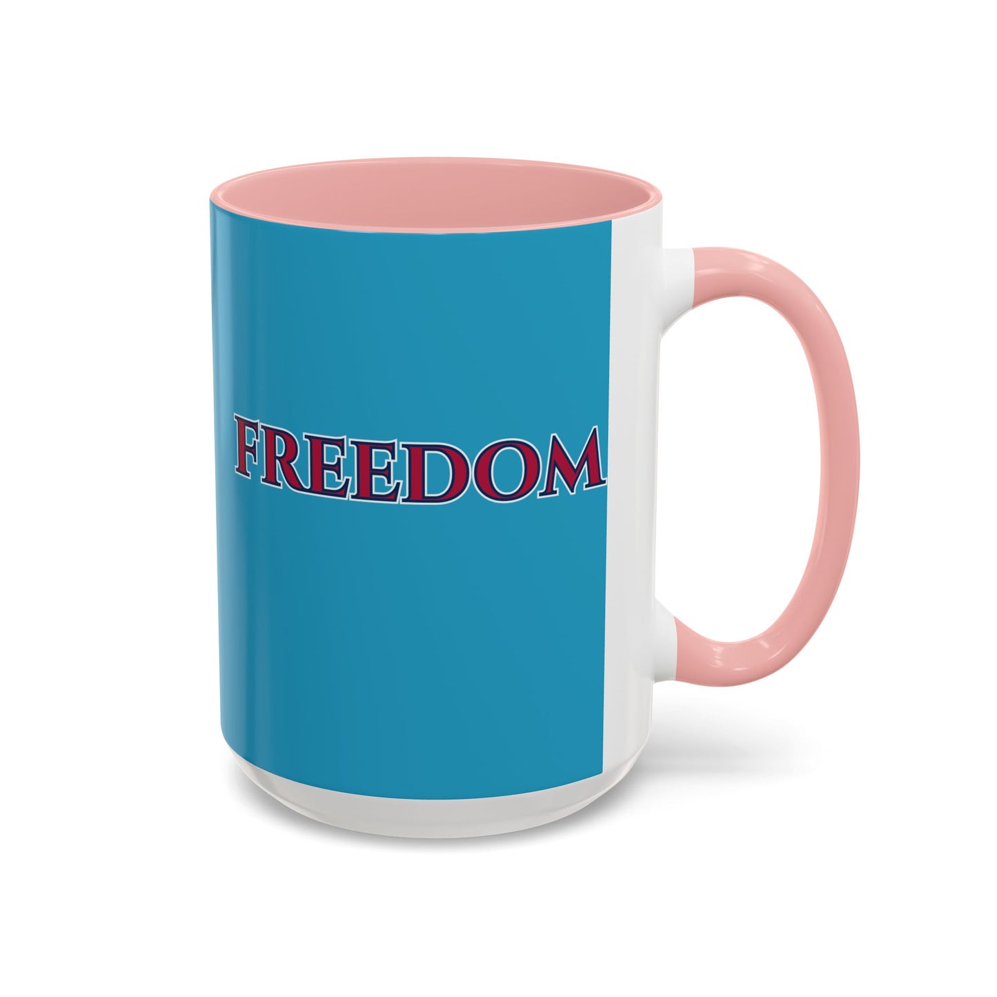 Freedom, Turquoise Accent Mug by theGreenDragonTavern.shop