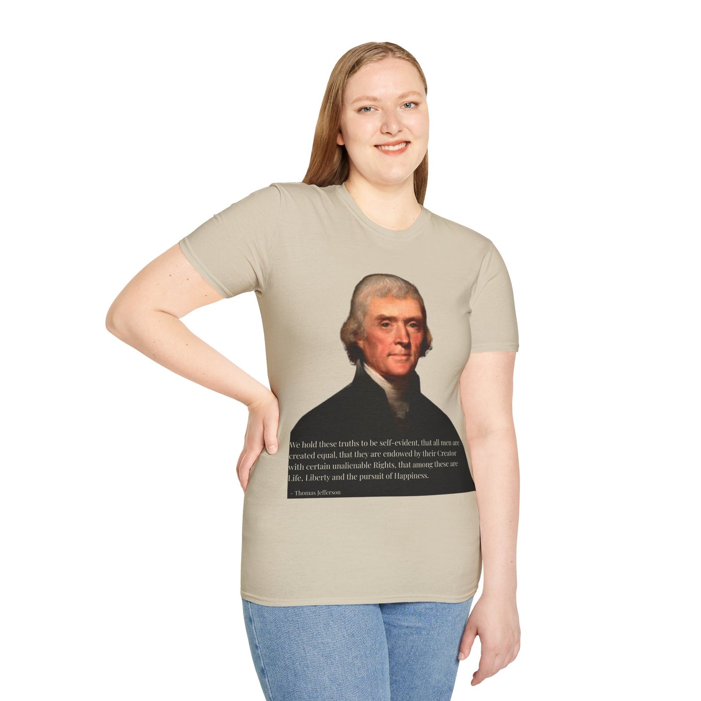 We hold these truths to be self-evident Light colors Unisex T-Shirt by theGreenDragonTavern.shop